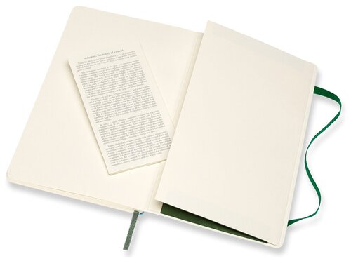 Блокнот Moleskine Classic Soft Large, 192 стр, зеленый, в линейку
