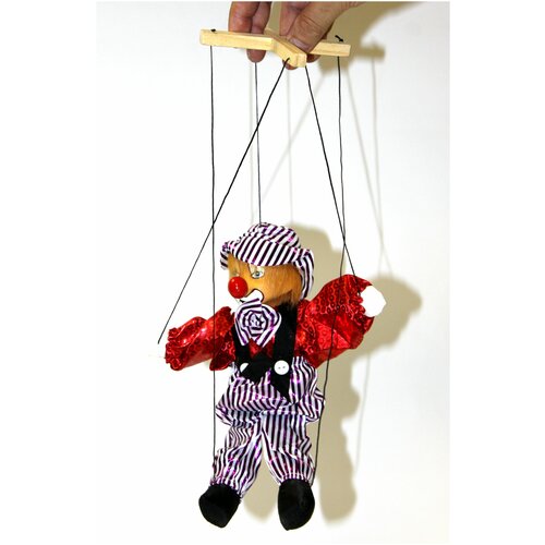 Клоун-марионетка h25см 499₽