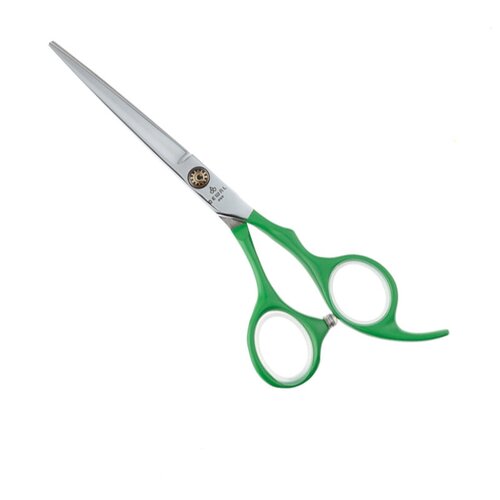 Парикмахерские ножницы DEWAL COLOR STEP прямые 5,5", зелёные DEWAL MR-ML55-GN