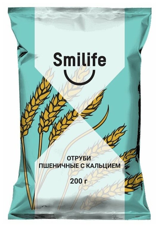 Отруби Smilefe 200 г пшеничные с кальцием