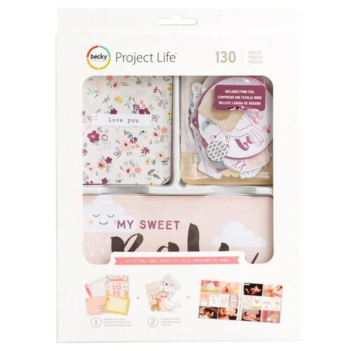 Набор карточек и украшений Value Kit Little You Girls для Project Life, American Crafts by Becky Higgins malfi r little girls