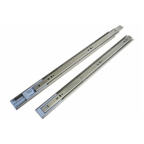 Шариковые направляющие полного выдвижения с доводчиком Lemax prof 45/500 мм, сталь DM45-500-DF