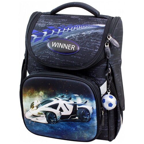 Рюкзак школьный для мальчика Winner 2036 машина