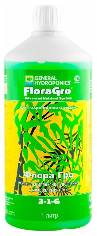 Минеральное удобрение GHE Flora Gro (T.A. TriPart Grow) 1 л - фотография № 15