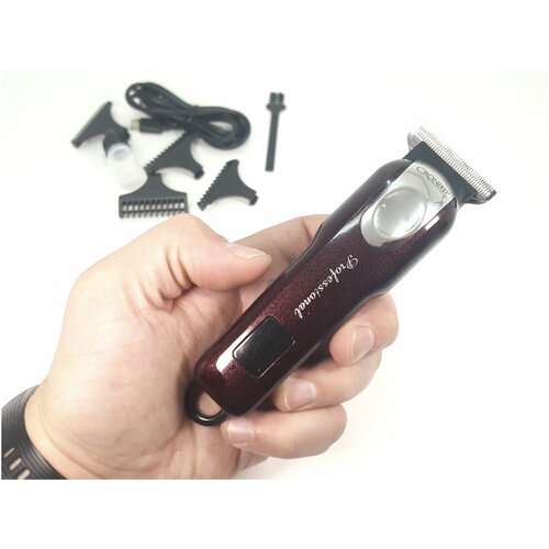 Триммер для бороды и усов CRONIER CR-9290 бордовый черный 176500₽