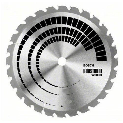Пильный диск по дереву/бетону 250×3.2×30 мм 20Т CONSTRUCT Bosch 2608641774
