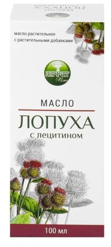 Масло Алфит Плюс лопуха с лецитином фл., 100 мл