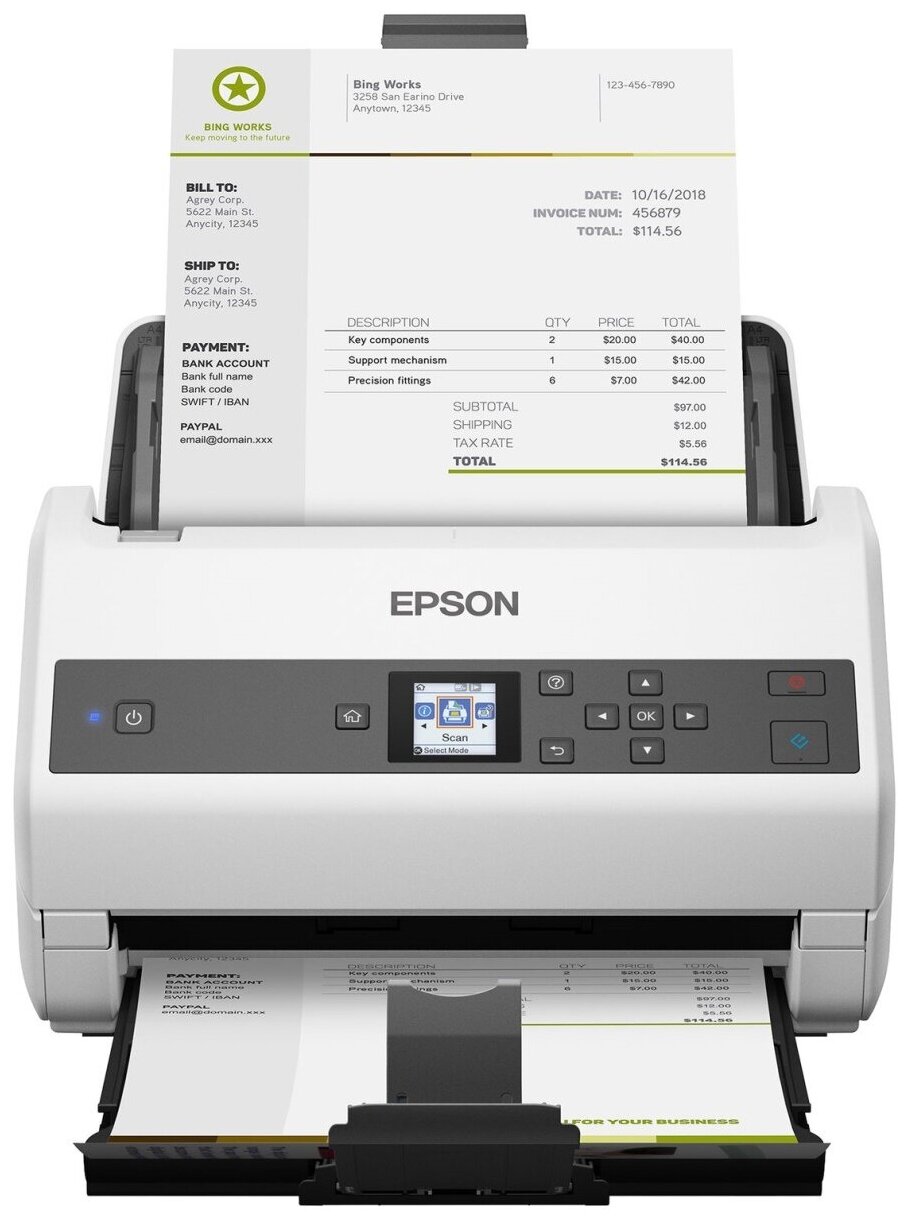 Сканер Epson WorkForce DS-870 А4