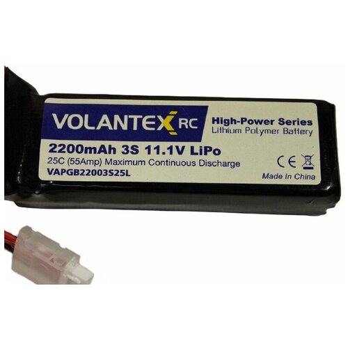 радиоуправляемый планер volantex rc ranger 1600мм kit Аккумулятор Li-Po 2200mAh, 11,1V XT60 для катера Volantex RC Vector SR65 PB3112