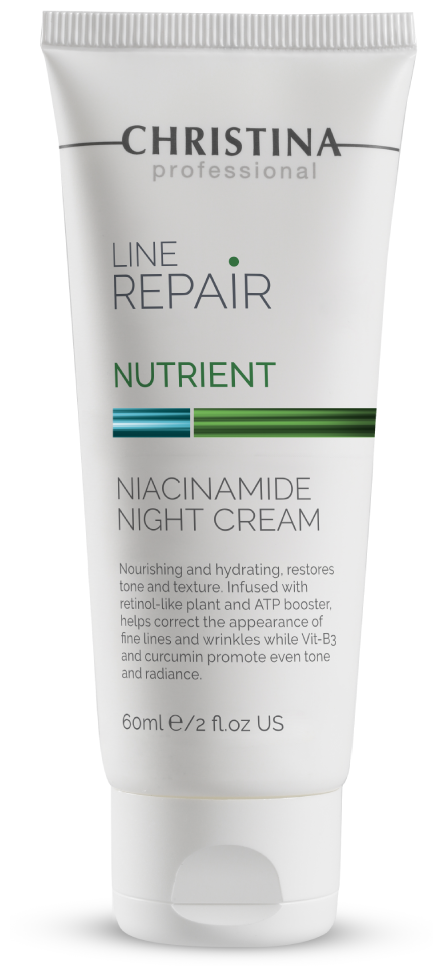 Christina Восстанавливающий ночной крем с бакучиолом, 60 мл - Line Repair Nutrient Niacinamide Night Cream