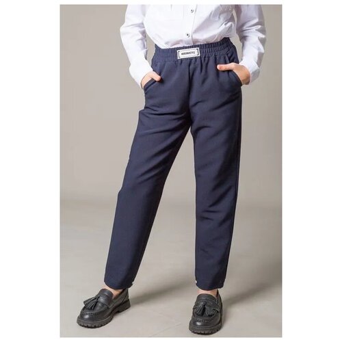 Школьные брюки  Deloras, размер 134, синий