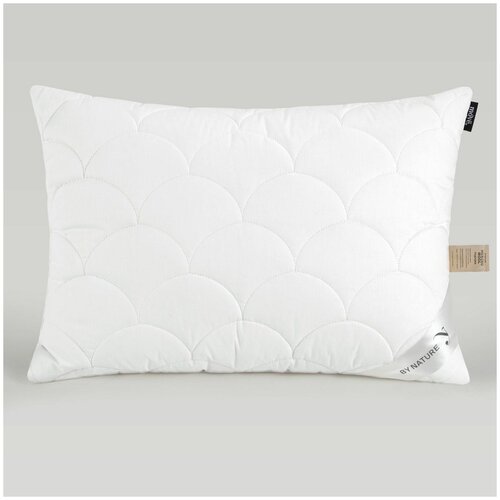 Подушка упругая MOYЁ home Merino Wool, овечья шерсть, 100% хлопок, перкаль, 50х70