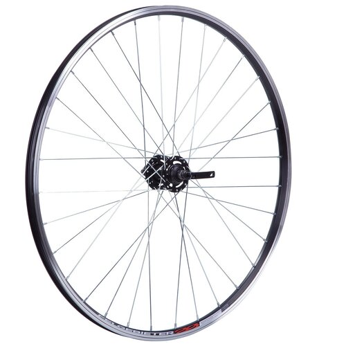 фото Колесо 29" переднее 32 спицы двойной обод (колесо 29" перед, двустен.обод 32 отв., втулка sf a22f сталь под диск 6 болтов насып подшип , эксцен) felgebieter