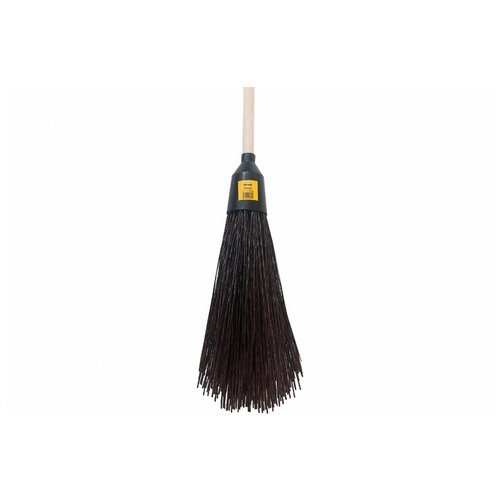 Метла Ybrooms PROFI круглой формы, с черенком М002