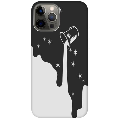 Силиконовый чехол на Apple iPhone 12 Pro Max / Эпл Айфон 12 Про Макс с рисунком Magic Paint W Soft Touch черный силиконовый чехол на apple iphone 12 pro max эпл айфон 12 про макс с рисунком magic paint w soft touch черный