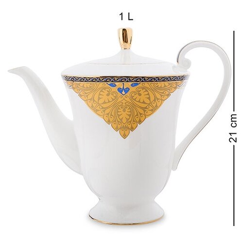 Чайный сервиз Золотой Палермо Gold Palermo Pavone из 22 предметов на 6 персон артикул JK-194 42086₽