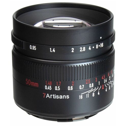 Объектив 7artisans 50mm F095 Nikon Z черный 1595000₽