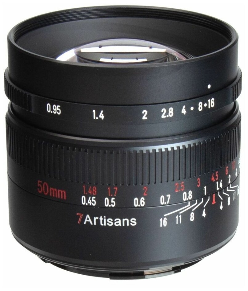 Объектив 7artisans 50mm F0.95 Nikon Z черный