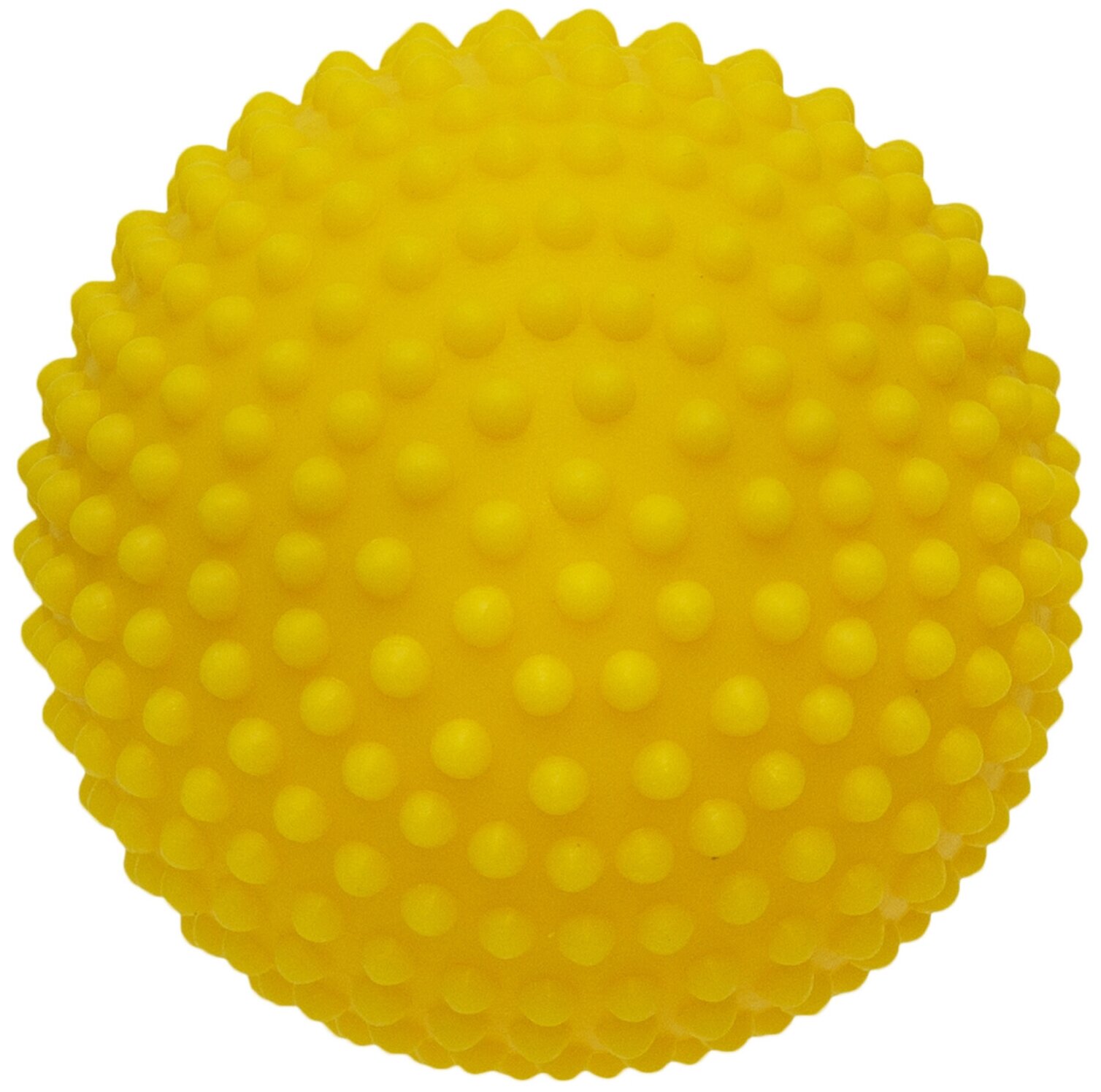 Tappi игрушка для собак "Вега", игольчатый мяч, жёлтый, диаметр 8,2 см - фотография № 1
