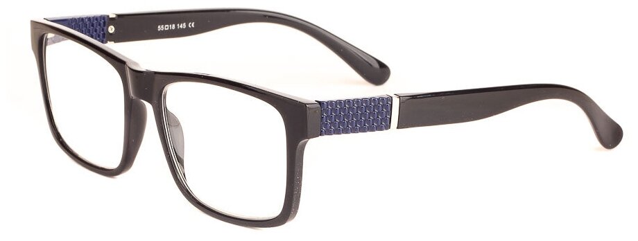 Готовые очки для чтения BLACK с диоптриями +2.00 футляр