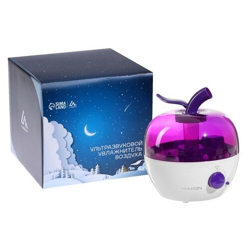 Luazon Home Увлажнитель воздуха Luazon LHU-02 Новогодний ультразвуковой 24 л 25 Вт бело-фиолетовый 346300₽