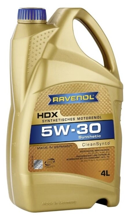 Ravenol Hdx Sae 5W30 4Л Ravenol арт. 4014835858572