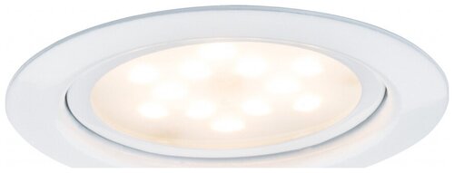 Светильник мебельный Paulmann Micro Line D65мм 4.5Вт 550Лм 2700К LED 230/12В Белый 93555