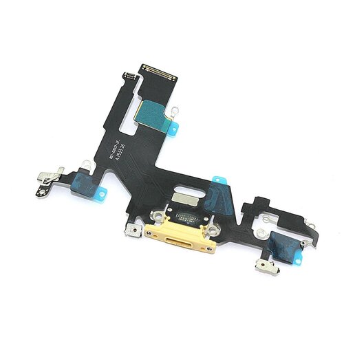 Шлейф с разъемом зарядки для Apple iPhone 11 золотой