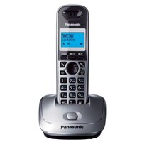 Радиотелефон PANASONIC KX-TG2511RUM, память 50 номеров, АОН, повтор, спикерфон, полифония, серый