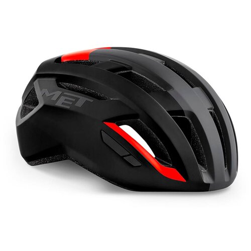 фото Велошлем met vinci mips road helmet (3hm122ce00), цвет чёрный/красный, размер шлема m (56-58 см)