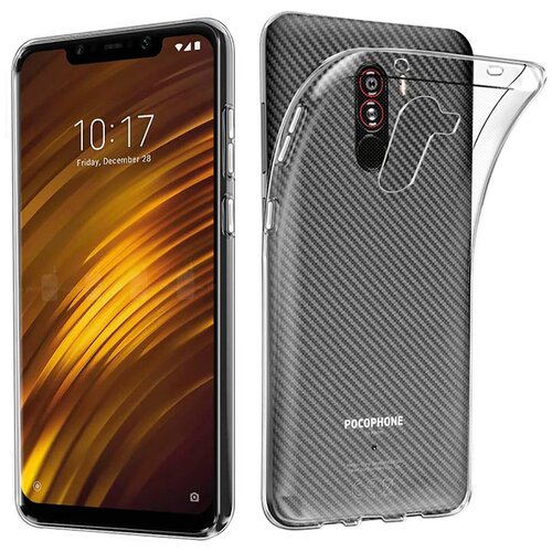 Защитный чехол на Xiaomi Pocophone F1, Сяоми Покофон Ф1 прозрачный чехол книжка капля в форме сердечка на xiaomi pocophone f1 сяоми покофон ф1 с эффектом блика черный