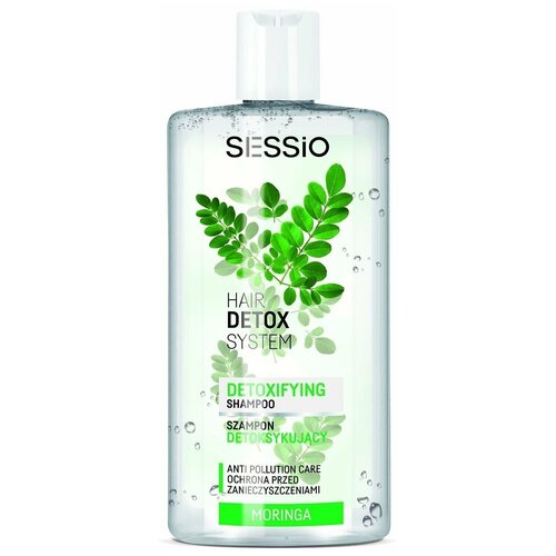 Купить Шампунь для волос SESSIO HAIR DETOX SYSTEM детоксицирующий Моринга 300 мл, Sessio Professional