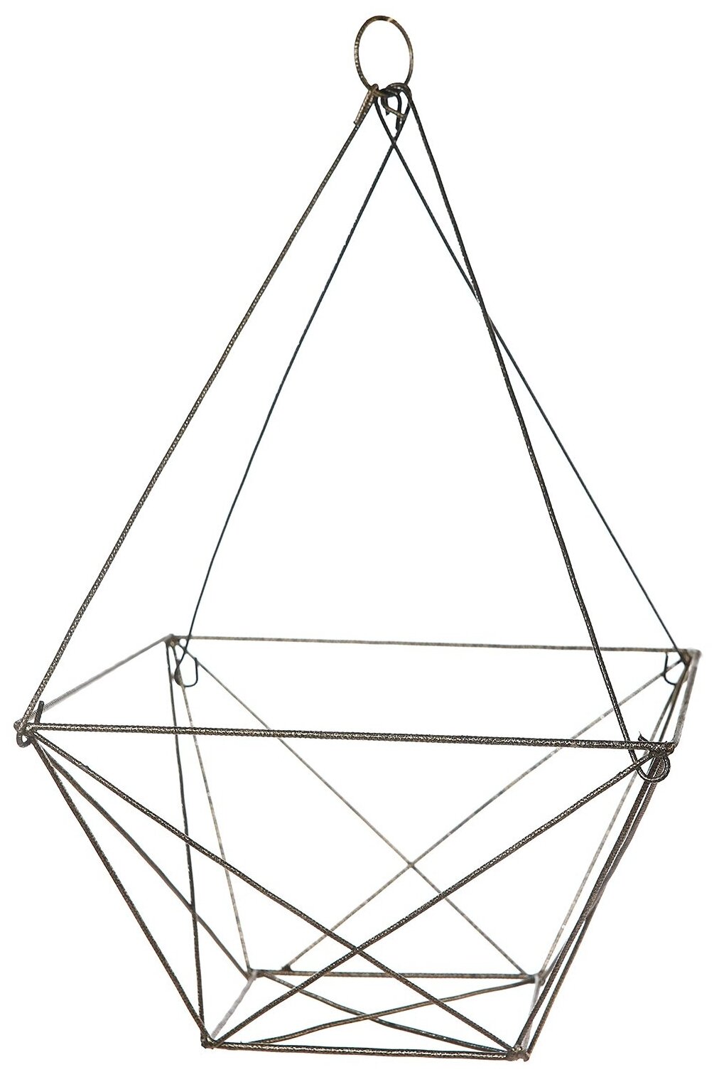 фото Кашпо Флора большое подвесное 32х32х19см.