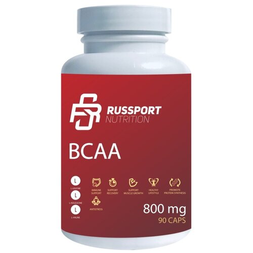 БЦАА RS Nutrition BCAA Аминокислоты 90 капсул 800 mg