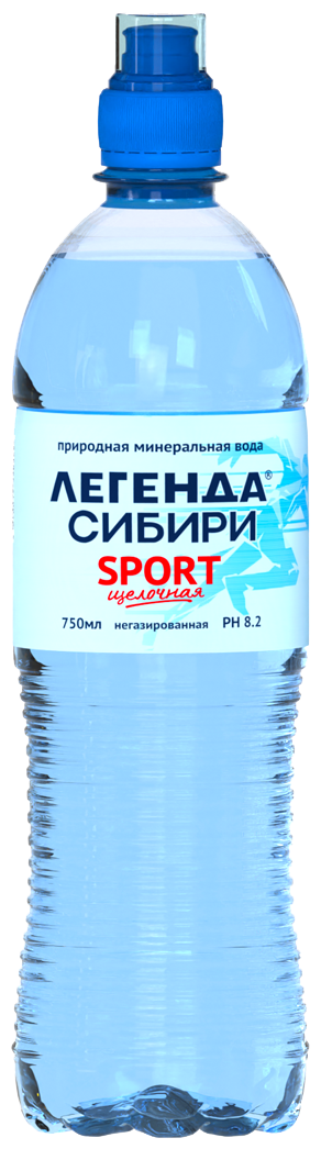 Вода минеральная лечебно -столовая негазированная Легенда Сибири sport 0,75л ПЭТ*6шт