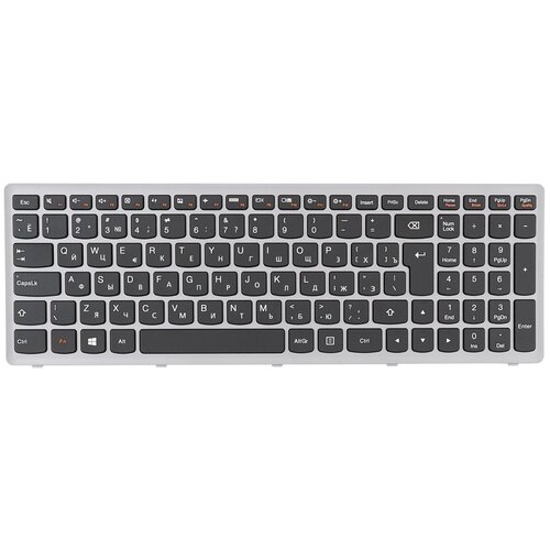 Клавиатура для ноутбука Lenovo G500S G505S серая рамка Pn MP-12U73US-686 T6E1 25211080 25211050 184800₽