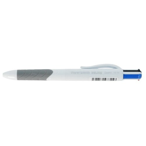 Paper Mate Ручка шариковая автоматическая QUATRO 4 цв. в одной ручке: 1 мм S0977260 черный, синий, зеленый, красный многофункциональная ручка мегеон 02808