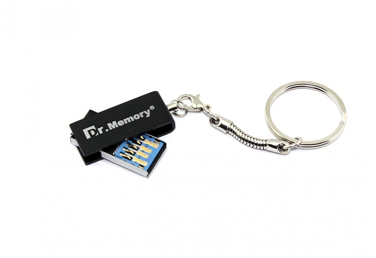 Флешка USB Dr. Memory 005 64GB, USB 3.0, серебристый