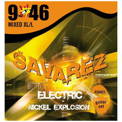 SAVAREZ X50XLL Nickel Explosion струны для электрогитары (9-11-16-26-36-46) смешанного натяжения