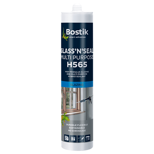 Герметик гибридный Bostik H565 Glass’n’seal Multy Purpose серый 600 мл