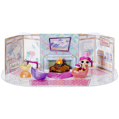 Игровой набор LOL Surprise Furniture Spaces c мини куколкой Cozy Babe,576624 разноцветный транспорт для куклы автомобиль домик для модных кукол na na na surprise розовый