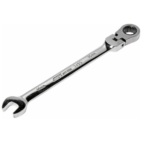 ключ комбинированный jtc auto tools jtc 3450 10 мм JTC JTC-3450 ключ комбинированный трещоточный с подвижной головкой 10мм jtc / 1 / 12 / 120