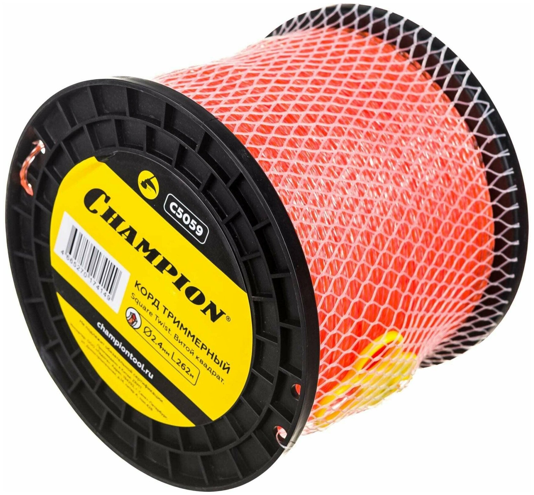 Леска Champion Square Twist DUO 2,4мм*262м C5059 - фото №1
