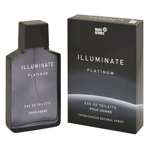 marc bernes мужской illuminate aqua туалетная вода edt 100мл Marc Bernes Мужской Illuminate Platinum Туалетная вода (edt) 100мл