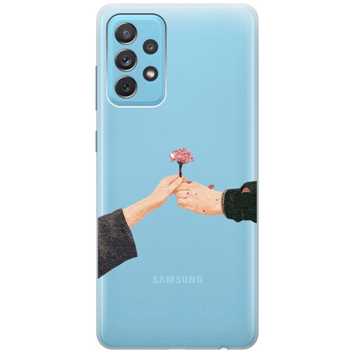 Силиконовый чехол с принтом Hands для Samsung Galaxy A72 / Самсунг А72 силиконовый чехол с принтом locked для samsung galaxy a72 самсунг а72
