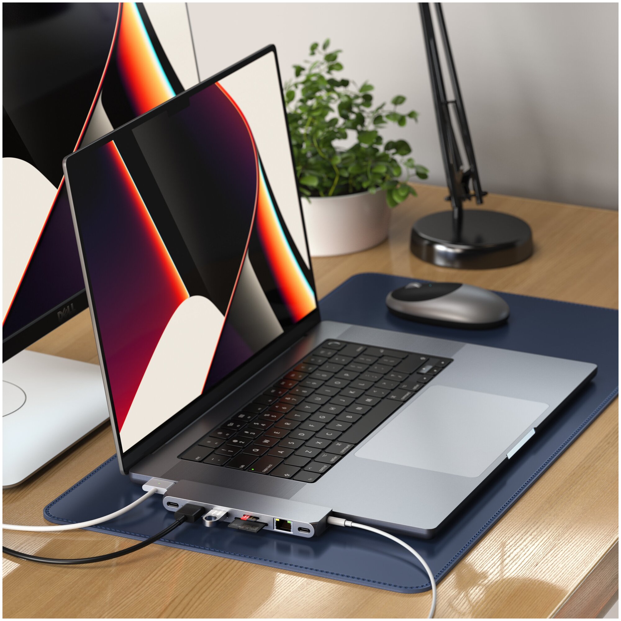 USB-концентратор Satechi USB-C Pro Hub Mini ST-UCPHMIM (Space Gray)