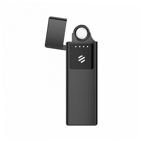Электронная зажигалка ветрозащитная беспламенная Beebest Ultra-thin Charging Lighter Black (L101) зажигалка lighter classic fashionable