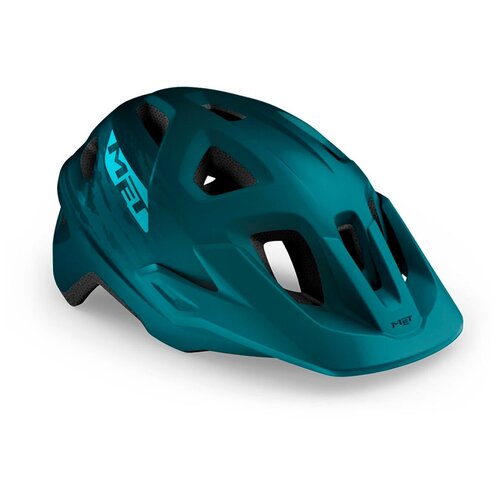 фото Велошлем met echo petrol blue 2022 l