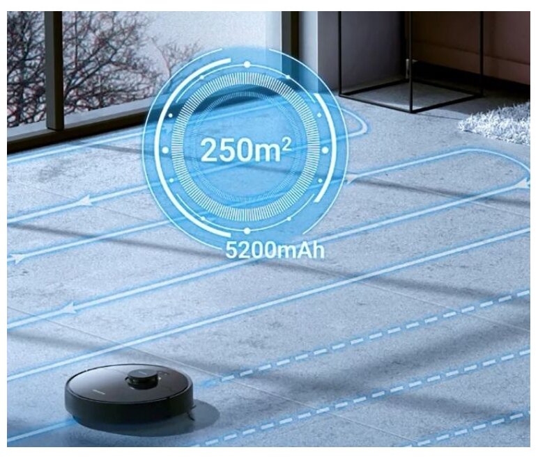 Робот-пылесос Dreame Bot Robot Vacuum and Mop D9 Max White - фото №5