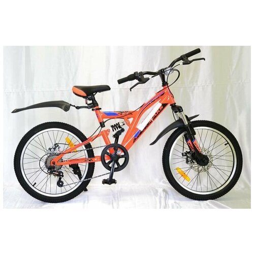 Велосипед 20 MAKS RUNNER V Двухподвес 6-ск рама 13 Оранжевый 1317800₽